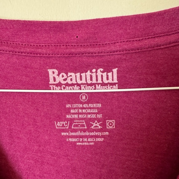 BEAUTIFUL - THE CAROLE KING MUSICAL shirt - size M - EUC - Picture 2 of 3